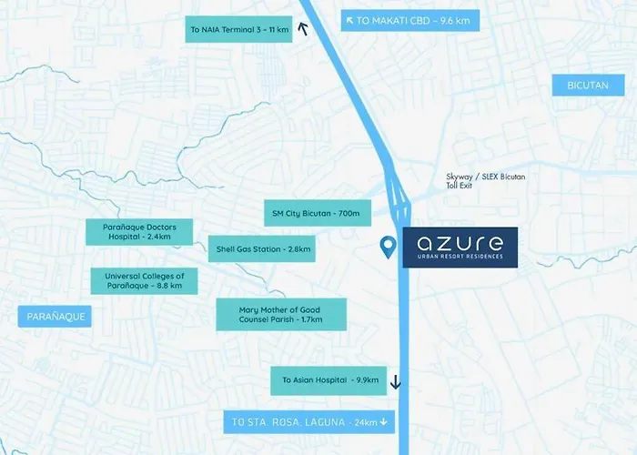Citispace 1br Condotel At Azure Urban Near Airport #az05a Apartamento Manila